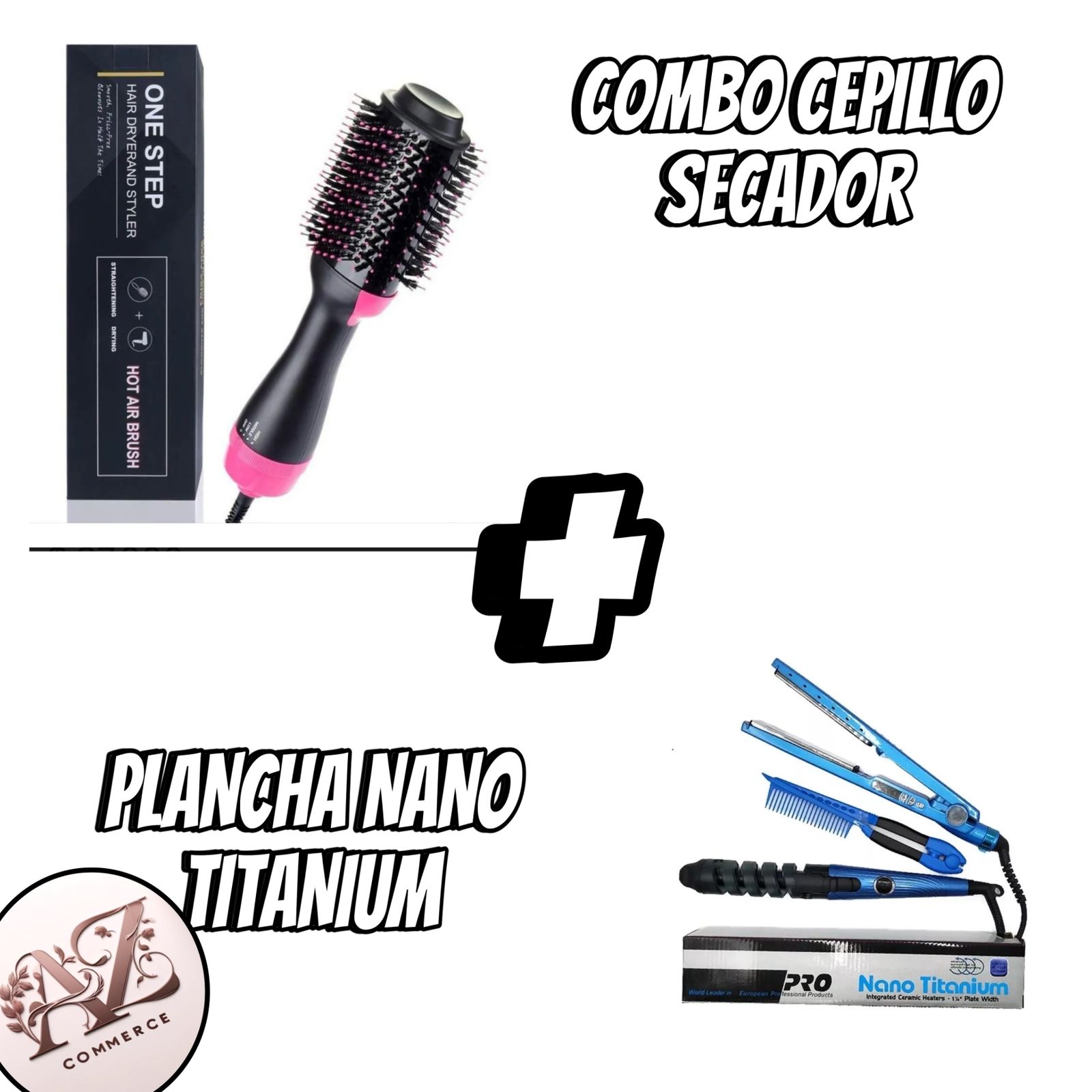 CEPILLO SECADOR+COMBO NANO